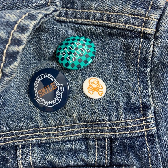 Genuine Kids OSHKOSH Toddler Girl Jean Jacket 3T 100% Cotton Button Accessories - Picture 3 of 5